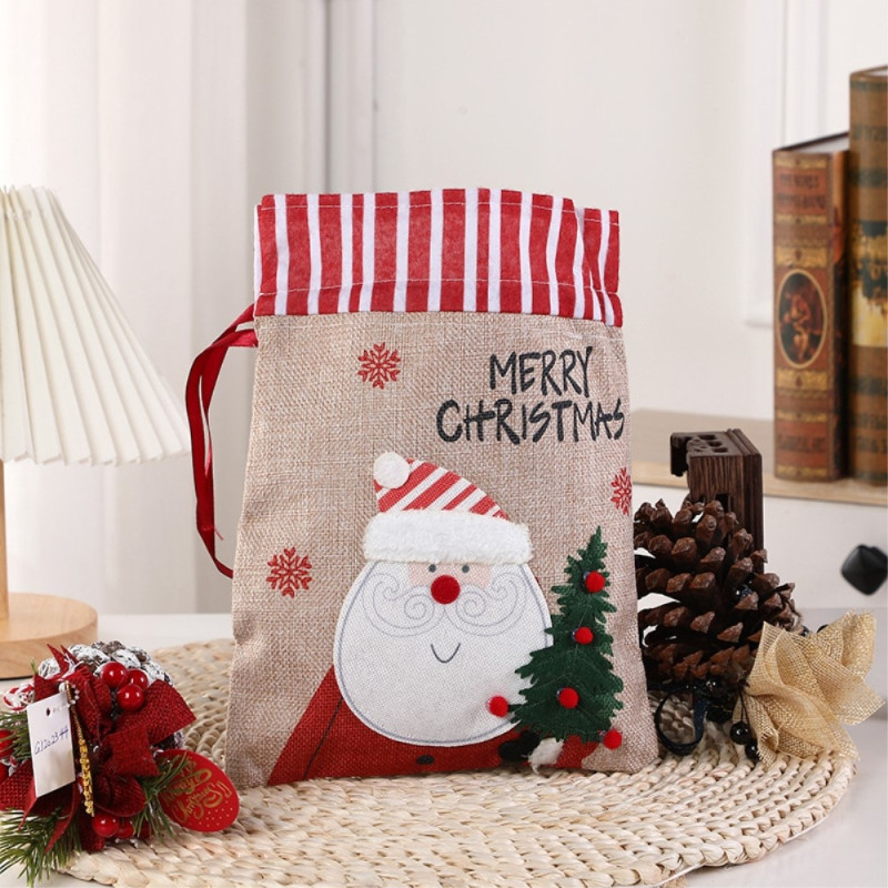 Christmas Gift Bag Sack Santa pattern for Christmas Eve Christmas weekend