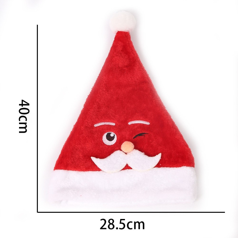 Santa hat Christmas Santa party Dress up - Wink Santa Claus