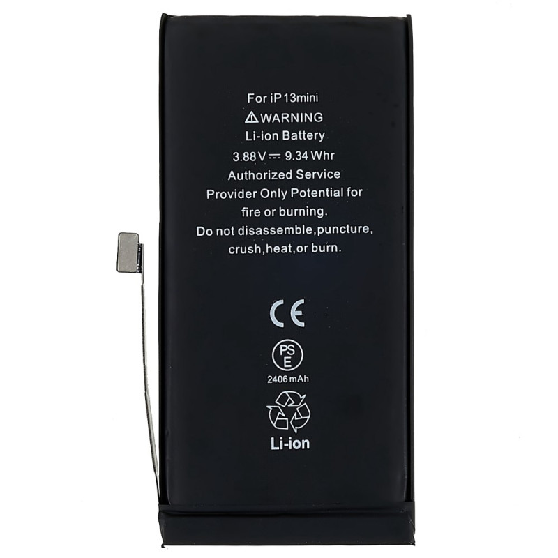 iPhone 13 Mini 3.88V 2406mAh oppladbart Li - Polymer batteri
