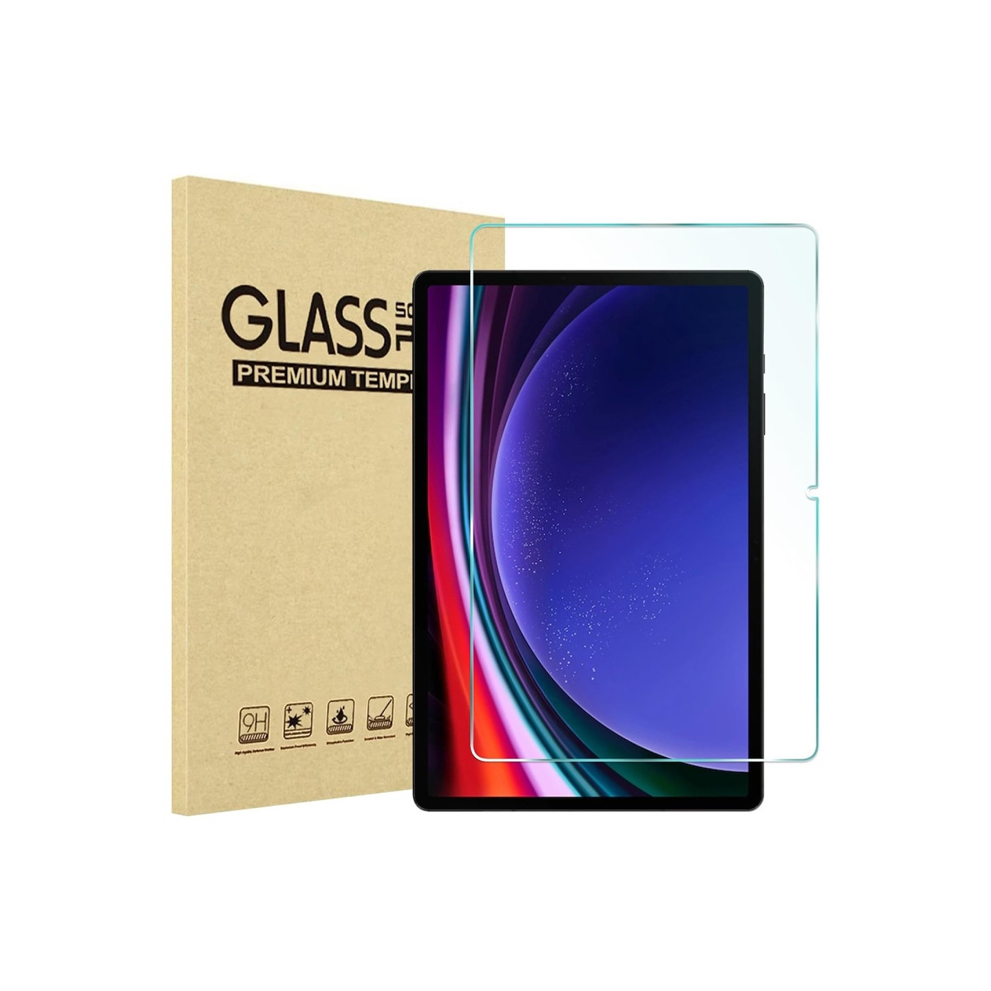Samsung Galaxy Tab S9 FE+ hærdet glas Skærmbeskytter