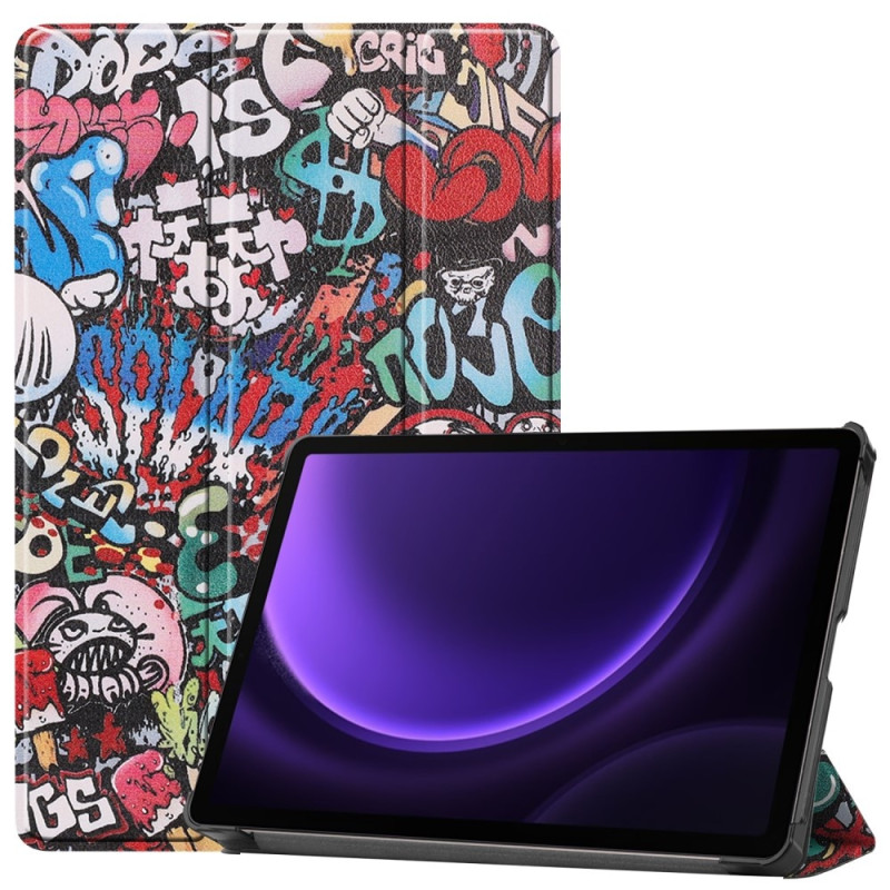 Slim Fit Dekseldeksel Til Samsung Galaxy Tab S10 Lite / S10 FE / S9 FE - Graffiti