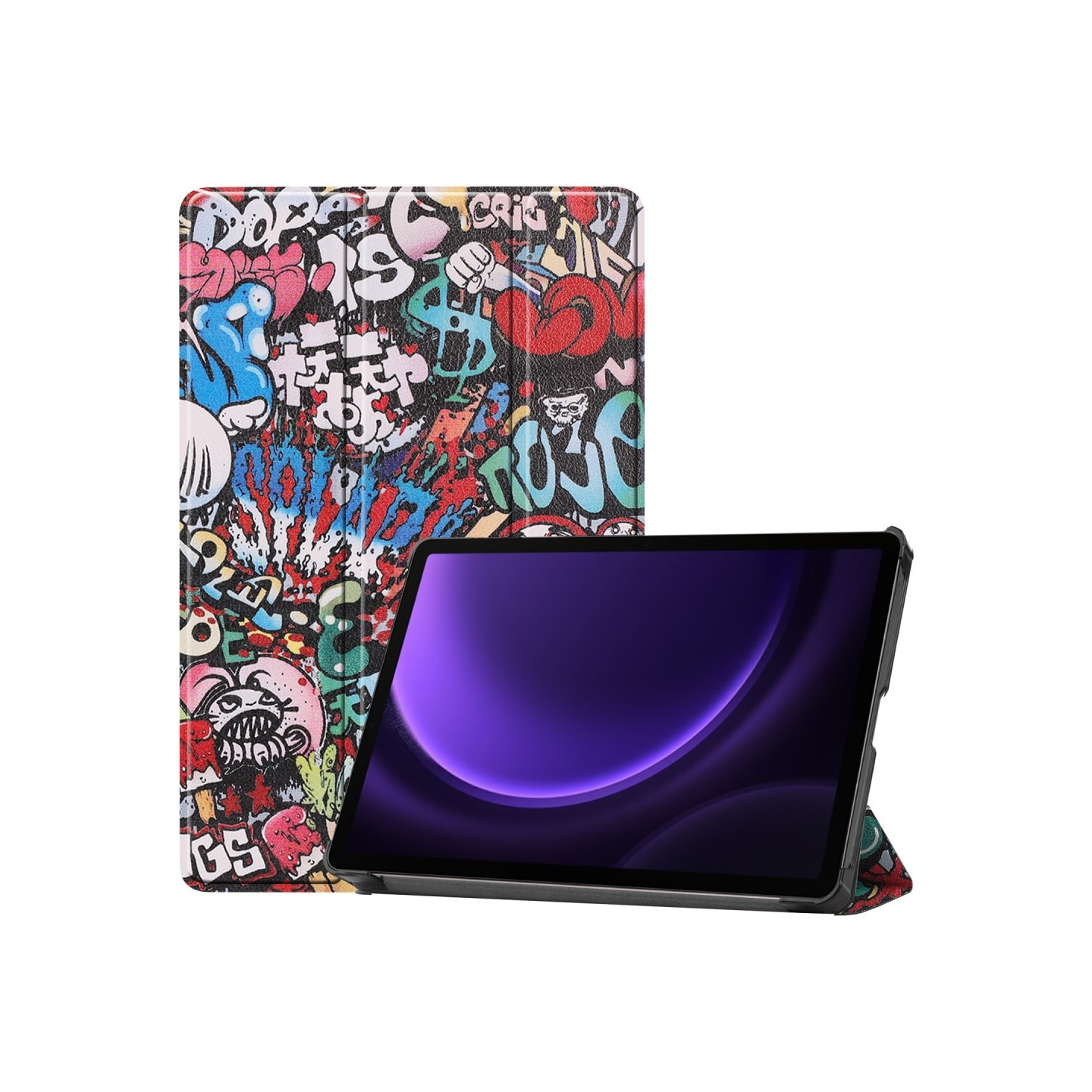 Tri - fold Stand Smart Case for Samsung Galaxy Tab S10 Lite / S10 FE / S9 FE