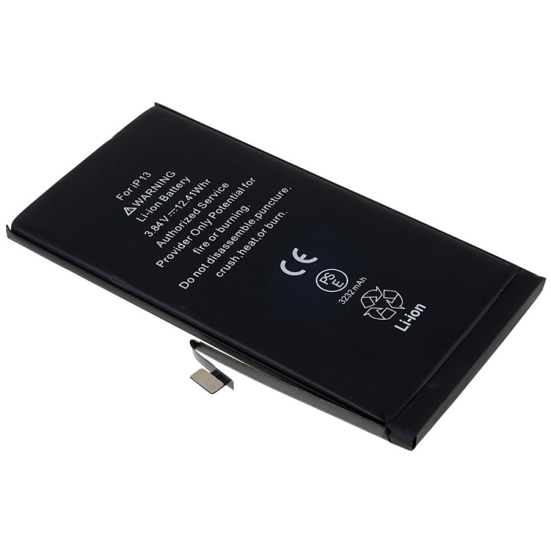 For iPhone 13 3.84V 3232mAh oppladbart Li - Polymer batteri