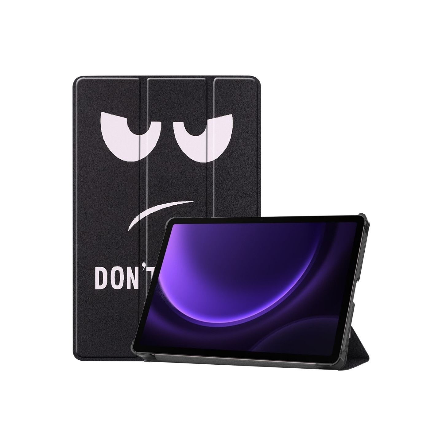 Kolmen taittotelineen älykotelo Samsung Galaxy Tab S10 Lite / S10 FE / S9 FE - puhelimelle