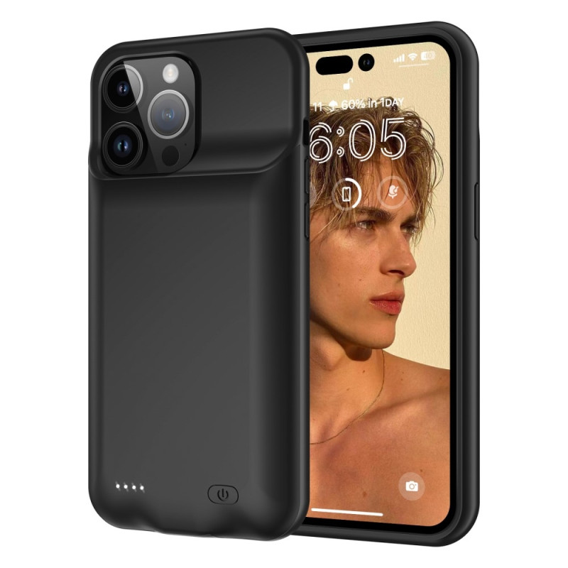 Rechargeable Battery Case Shell for iPhone 15 Pro 7000mAh