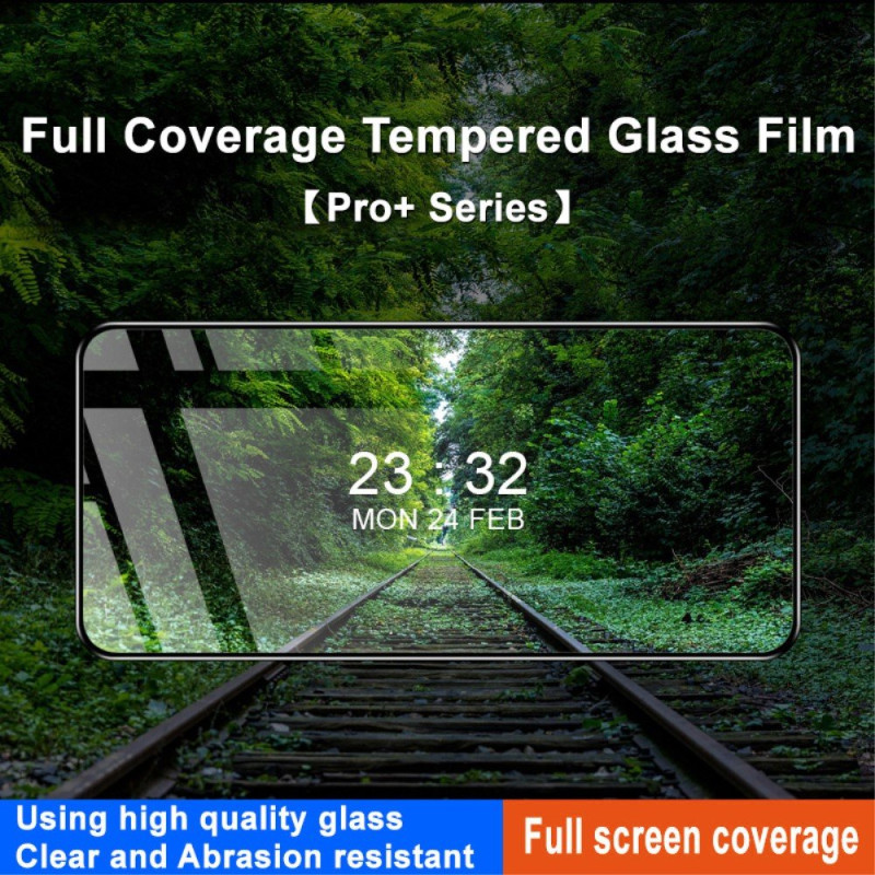 Google Pixel 8 IMAK Pro+ Full Coverage Tempered Glass Black
