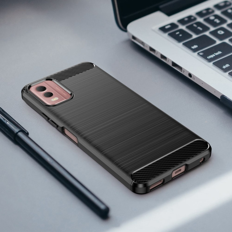 Slim - Fit TPU - puhelinkotelon suojakuori Nokia C32:lle - musta