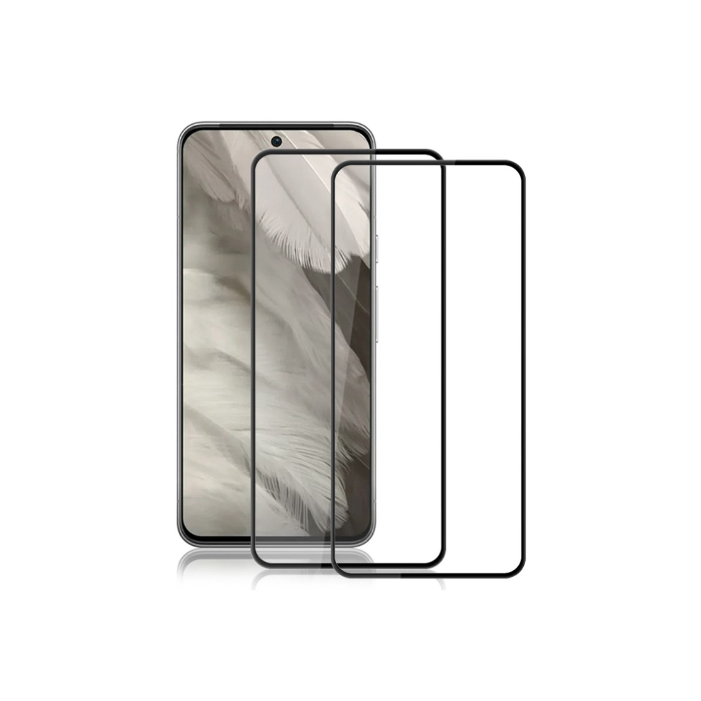 AMORUS for Pixel 8 Pro Skjermbeskytter i Herdet Glass 2 - Pakke