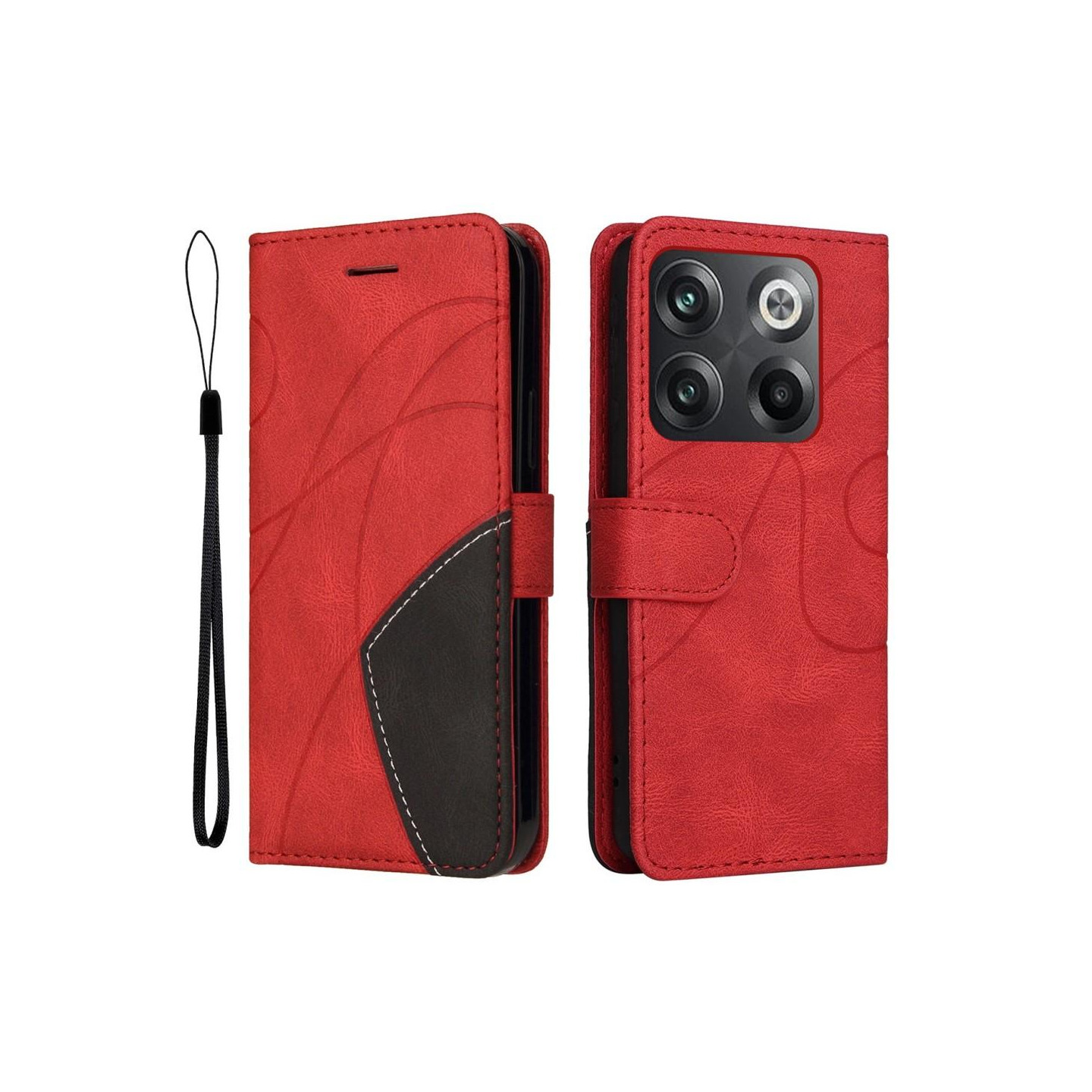 OnePlus 10T/Ace Pro KT - sarjalle 1 kaksivärinen punainen