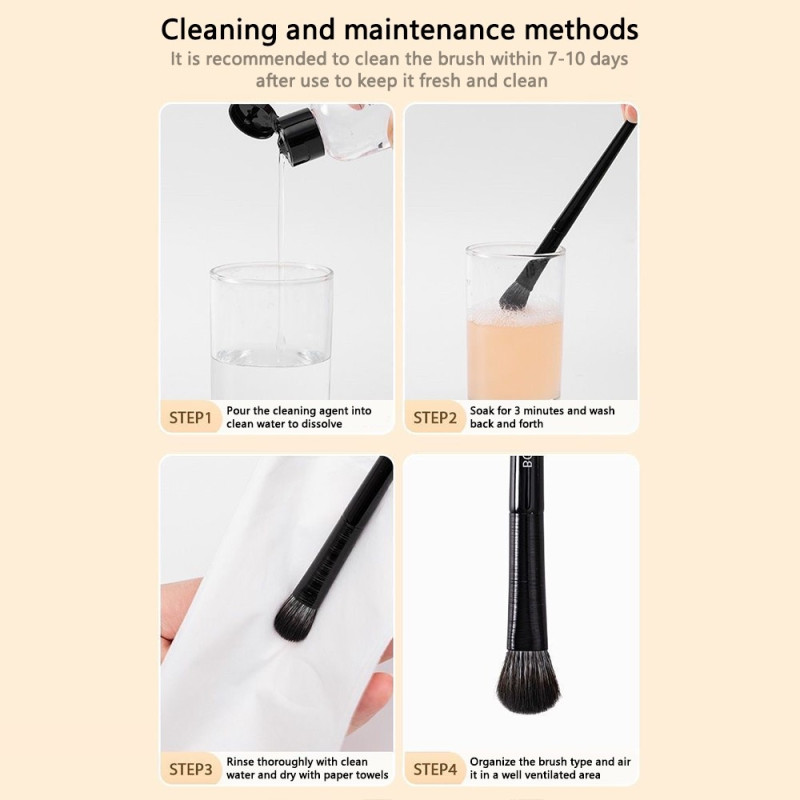 7pcs Eye shadow brush set Makeup eyebrows - 6 brushes + 1 angled