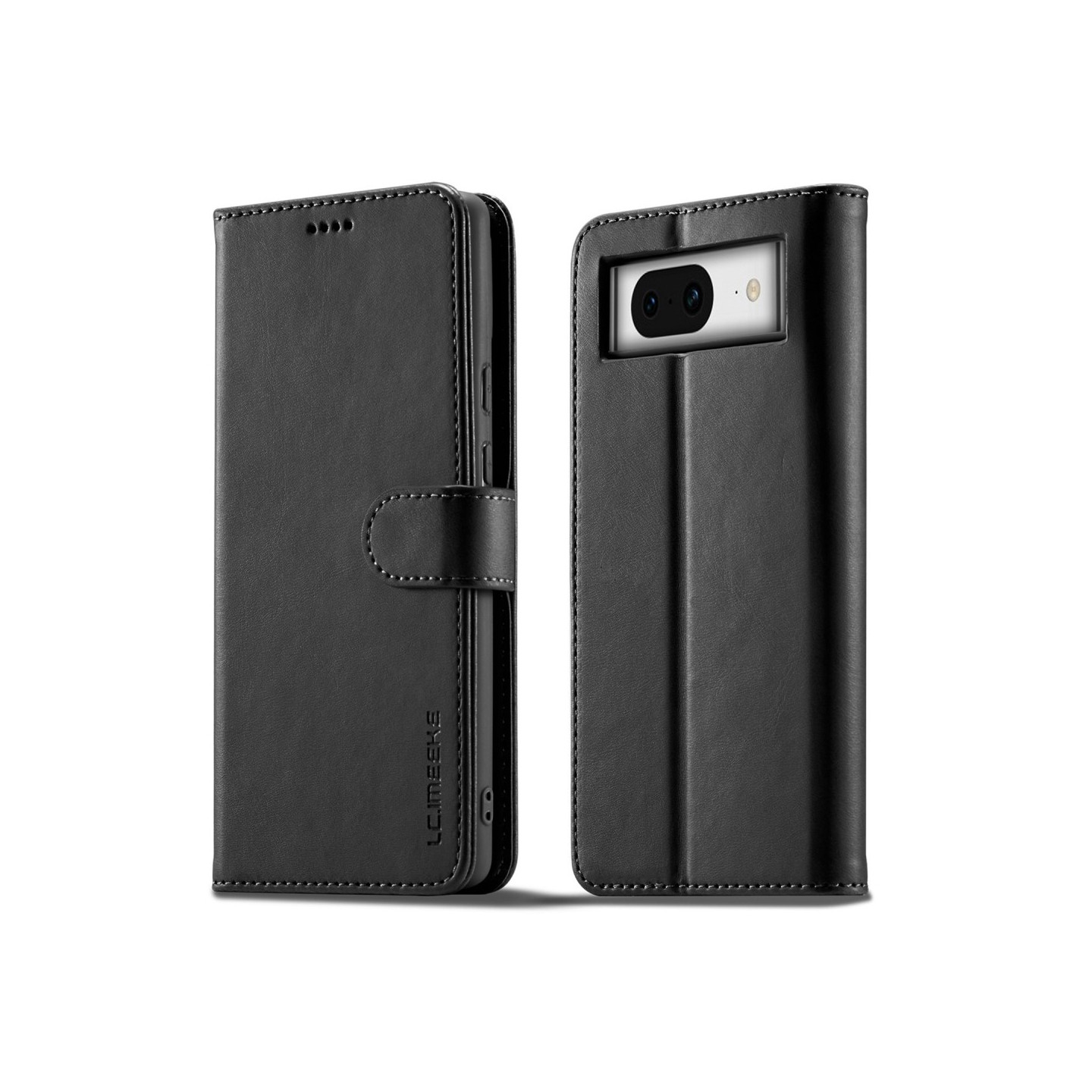 LC.IMEEKE Wallet Case for Pixel 8 - Black