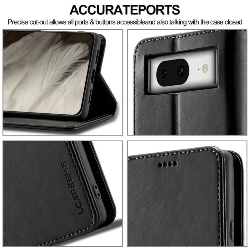 LC.IMEEKE Wallet Case for Pixel 8 - Black