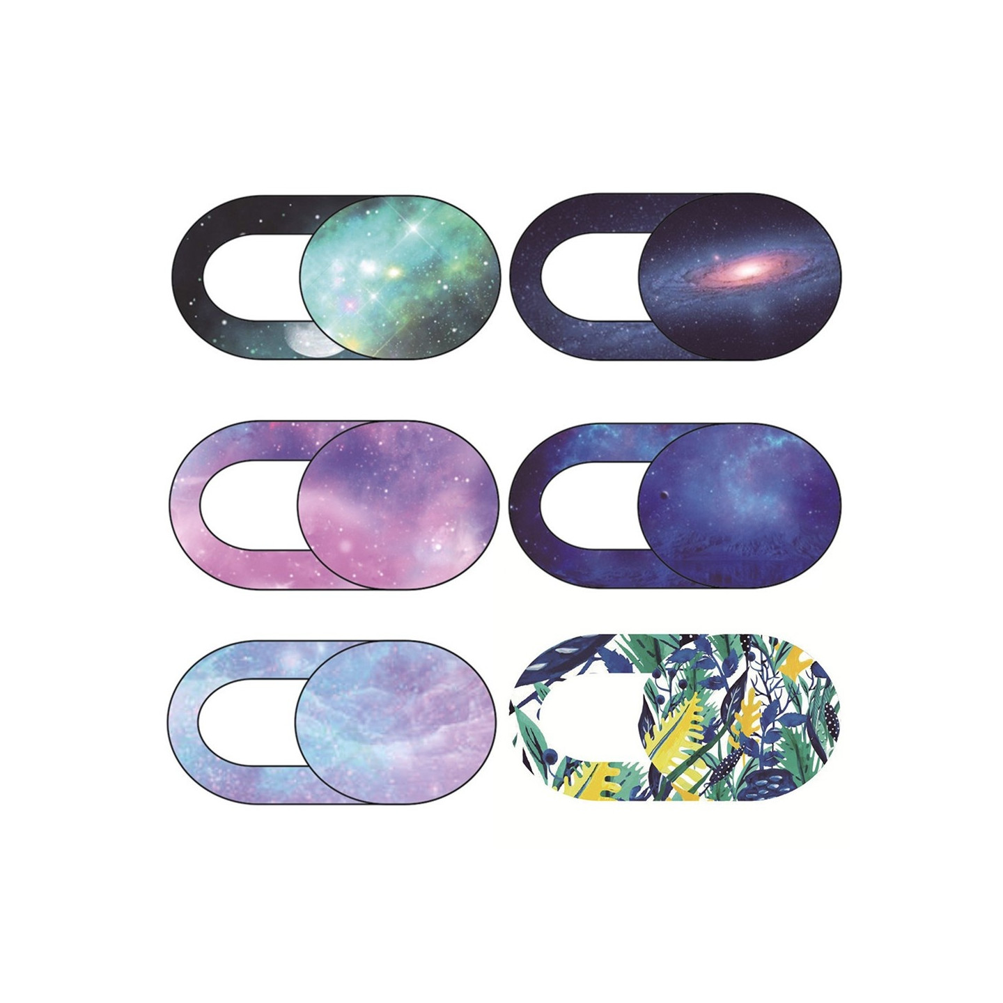 6 - Pack Webcam Protection Anti - spy - tietokonekameran suojausliukusäädin