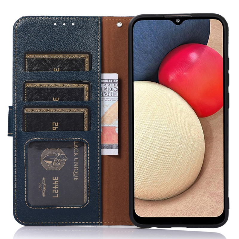 KHAZNEH Phone Cover to Google Pixel 8 - Blue/Brown