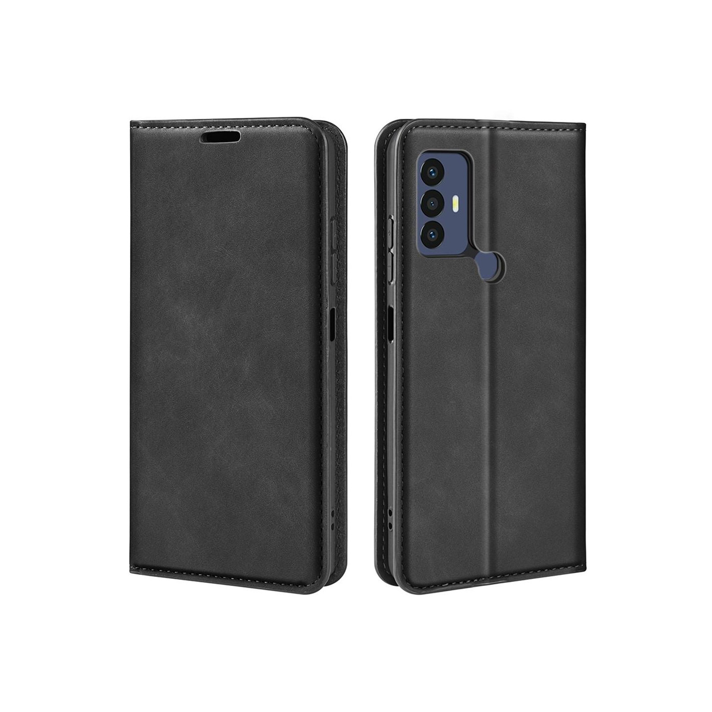 Lommebok - deksel til TCL 30E/TCL 30 SE/TCL 306/TCL 305 - Svart