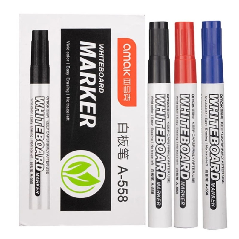 Whiteboard Marker Pen Painting Drawing - 3 pcs in different colors