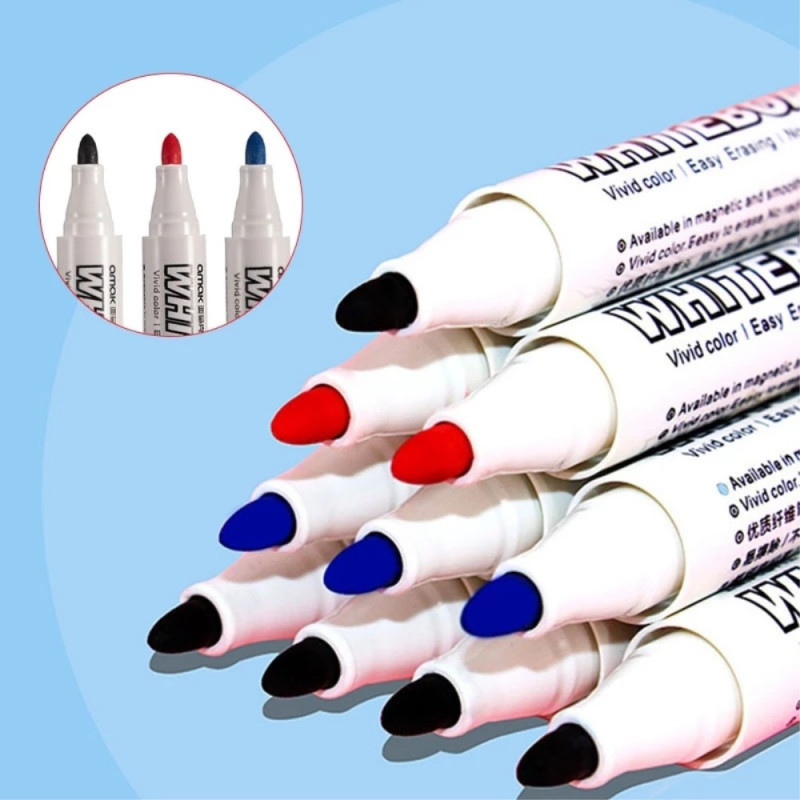 Valkotaulu Marker Pen Painting Piirustus - 3 kpl eri värejä