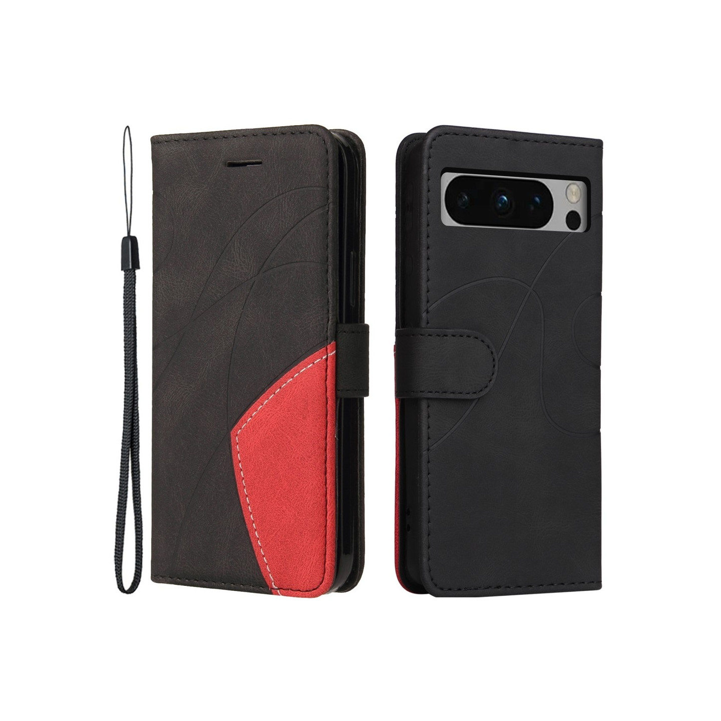 Til Google Pixel 8 Pro KT - serie - 1 dobbeltfarve etui