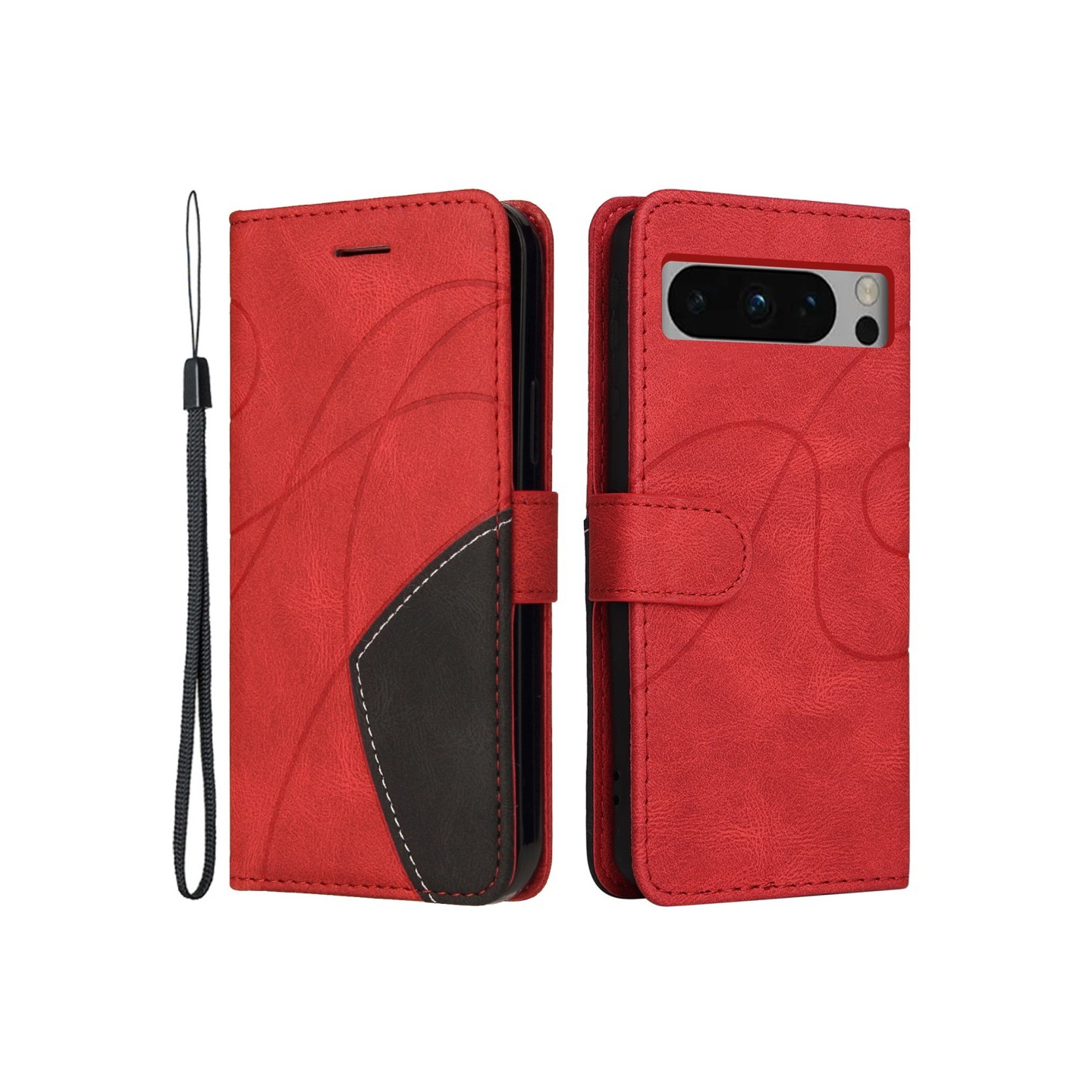 Til Google Pixel 8 Pro KT - serie - 1 dobbeltfarve etui