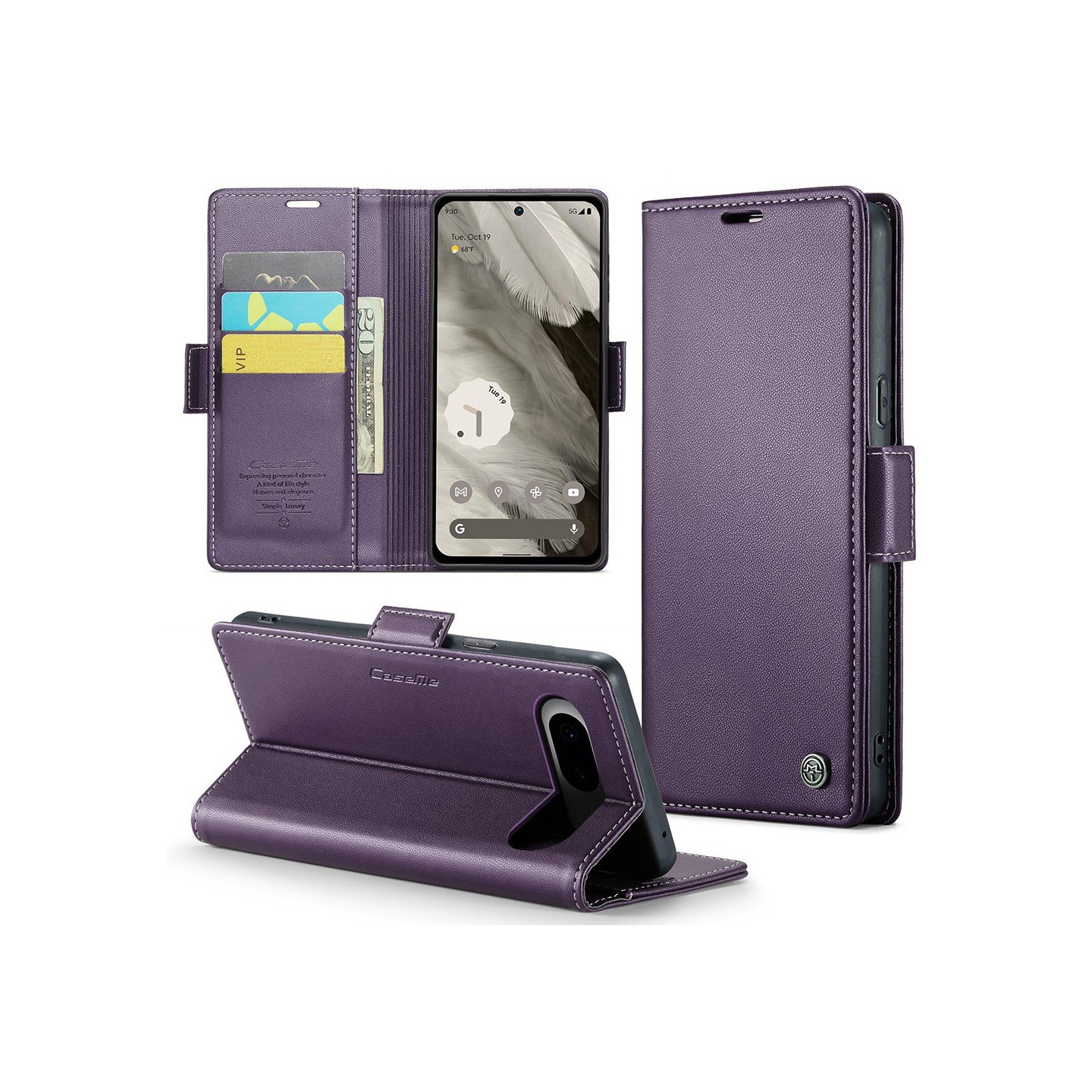 CASEME Retro Wallet Case for Pixel 8