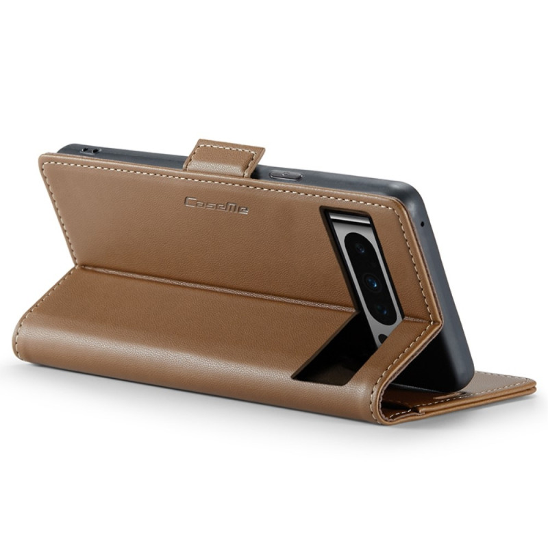 CASEME Retro Wallet Case for Pixel 8 Pro - Brown