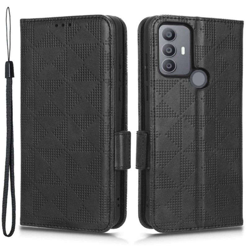 Til TCL 30 SE/30E/305/306 Pung Taske - Sort