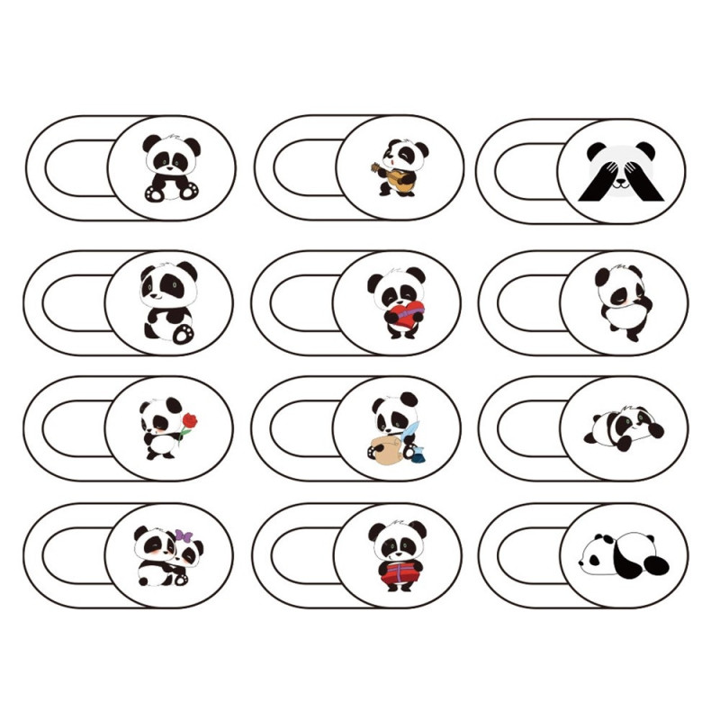 12 pcs WebCam Cover Shutter Camera WebCam Slider Privacy Sticker