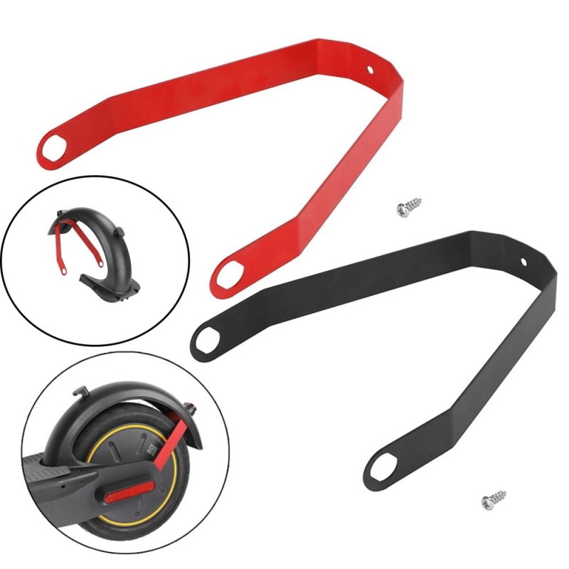 Til Ninebot Max G30 bagskærm + skærmbeslag + baglygte delesæt