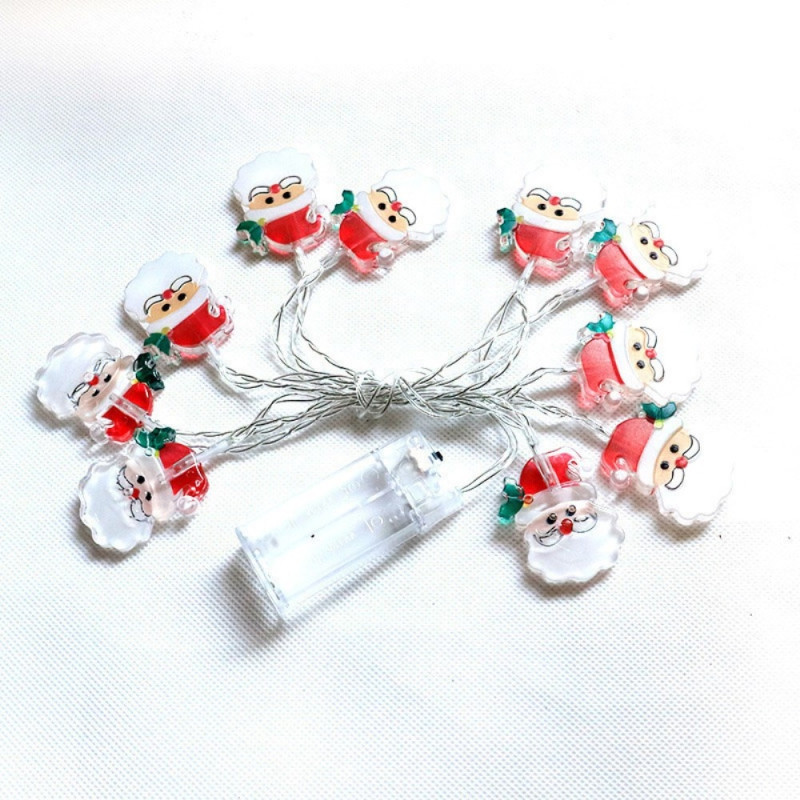 1,5 m 10 LED - lys Julenissens strenglys dekorativt - Julenisser