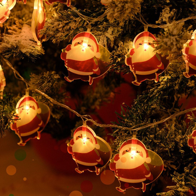 1.5 m 10 LED lights Santa Claus String Light Decorative - Santas