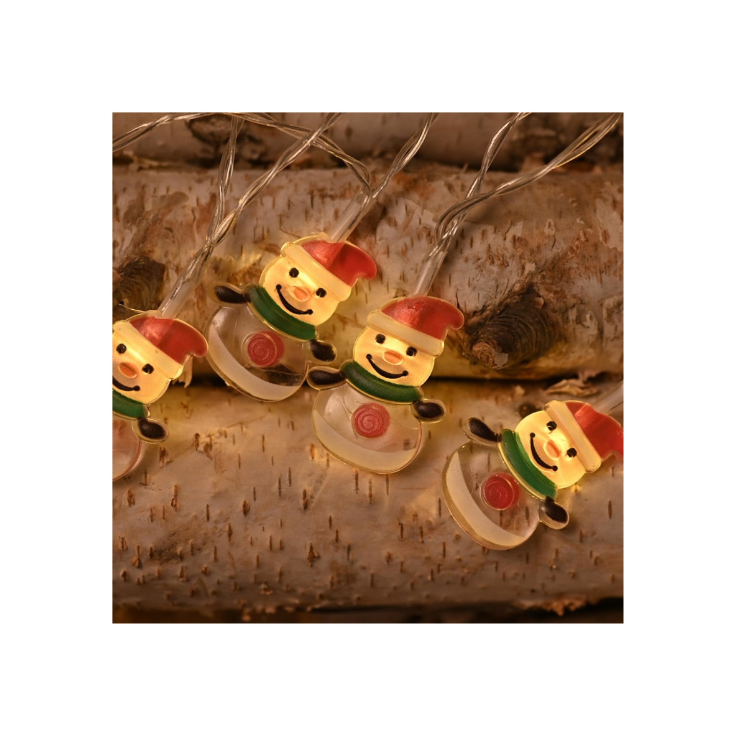 1,5 m 10 LED - valot Joulupukin Valonauha Koriste - Lumiukko