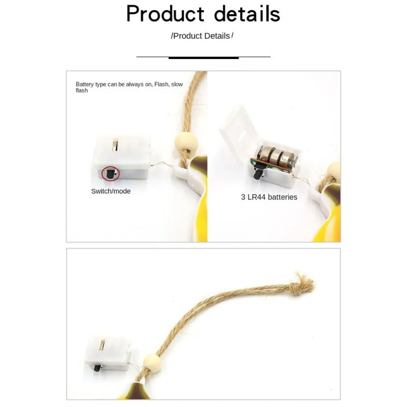 Halloween Hanging LED Light Skull Party Decor - Skull