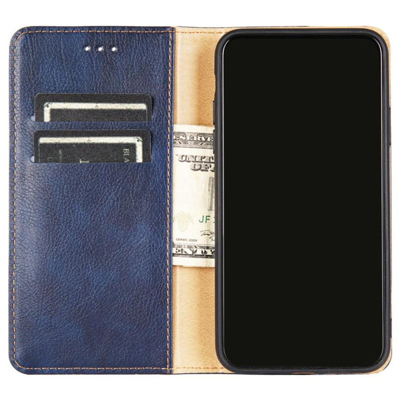 Google Pixel 6a Stand Phone Case Full Protection Wallet Cover - Black
