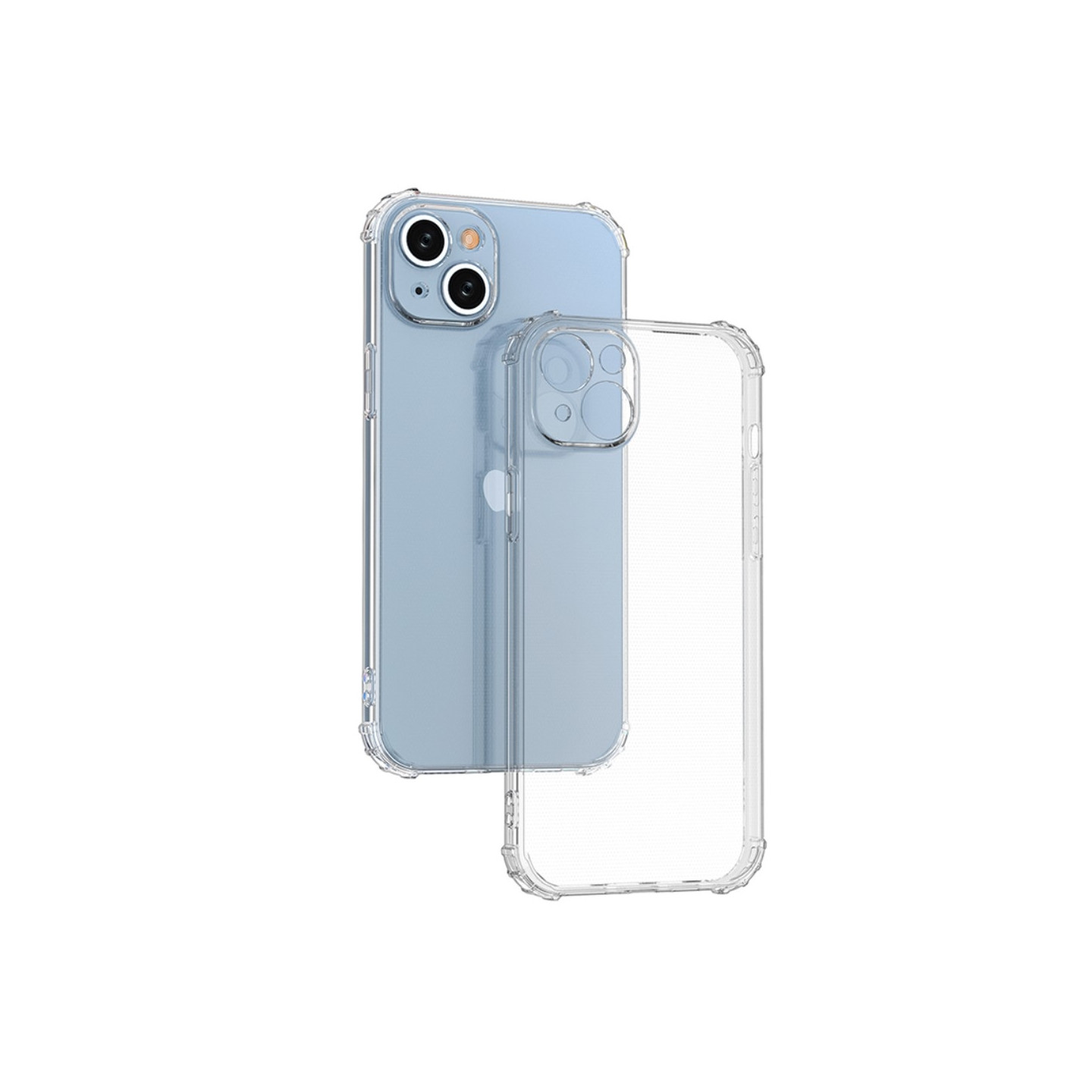 iPhone 15 Plus Shell Case - kotelolle TPU - kehys + akryylitakapuhelinkotelo