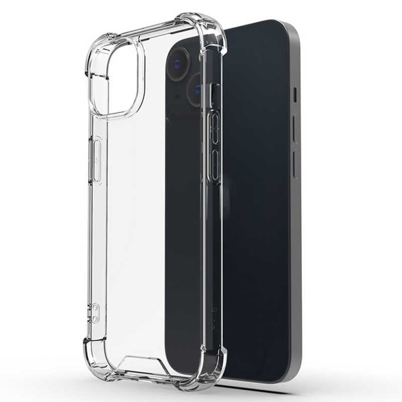 Til iPhone 15 Shell Case TPU - ramme + Akryl - bagside - telefoncover
