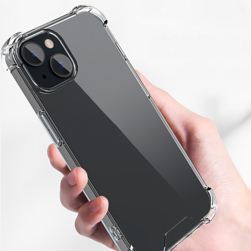 Til iPhone 15 Shell Case TPU - ramme + Akryl - bagside - telefoncover