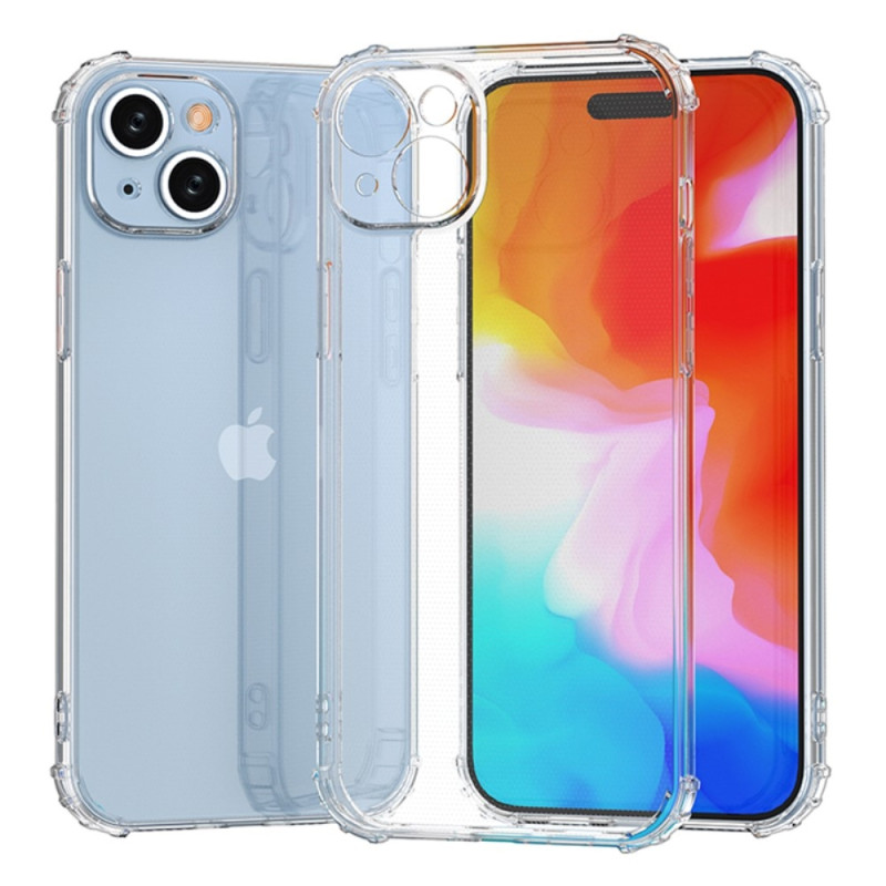 For iPhone 15 Plus Shell Case TPU Frame + Acrylic Back Phone Case