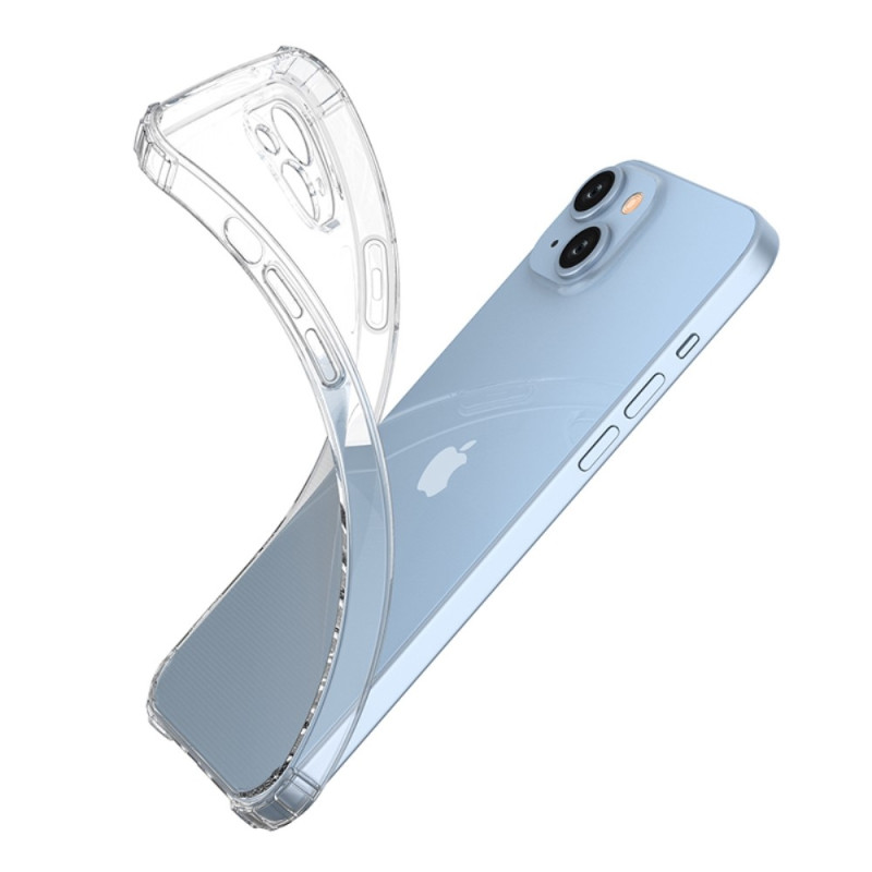 Til iPhone 15 Plus Shell Case TPU - ramme + Akryl - bagside - telefoncover