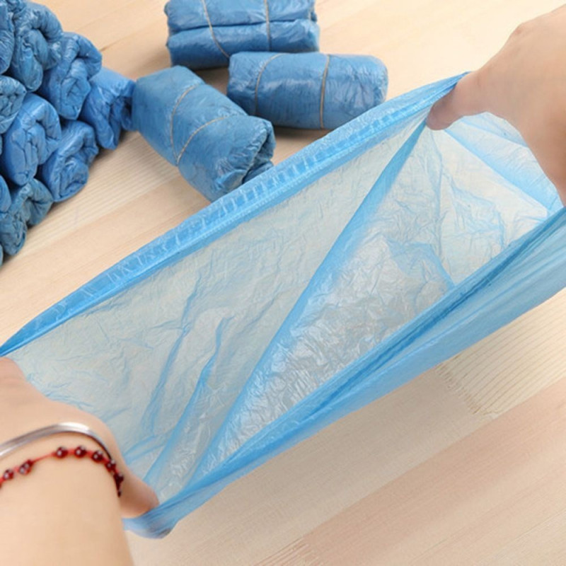 Vandtæt engangs skoovertræk i plastik skoovertræk