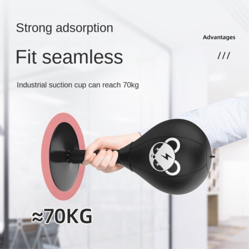 Punching bag boxing ball with suction cup with inflator and gloves