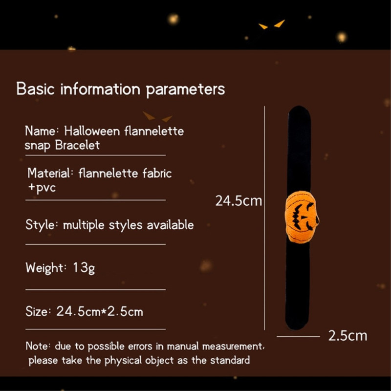 Halloween Slap Band Armbånd til Fest Fest Masquerade - Heksehat