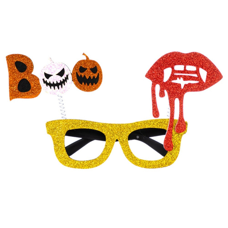 Halloween Glasses Party Costume Decoration - BOO + Lips