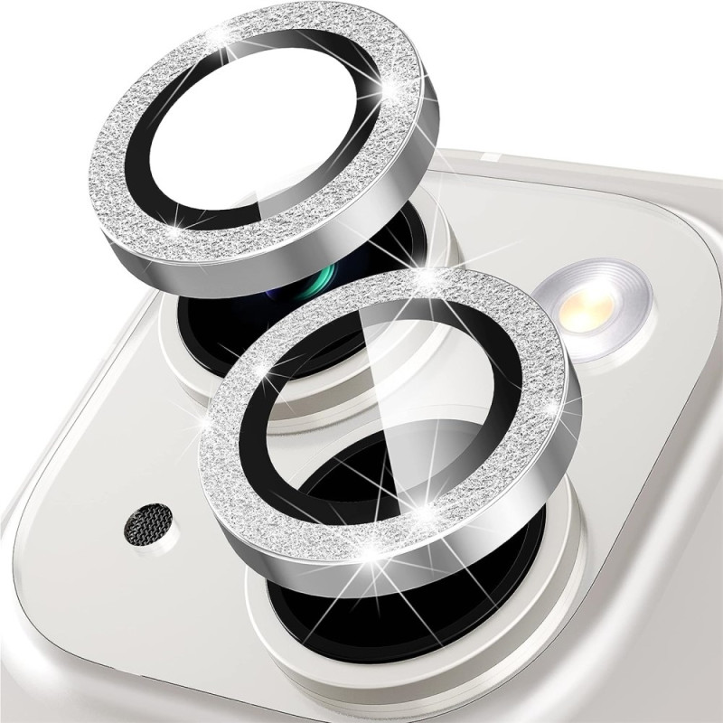 iPhone 15 / 15 Plus Ring Circle Lens - elokuvasetti Glitter