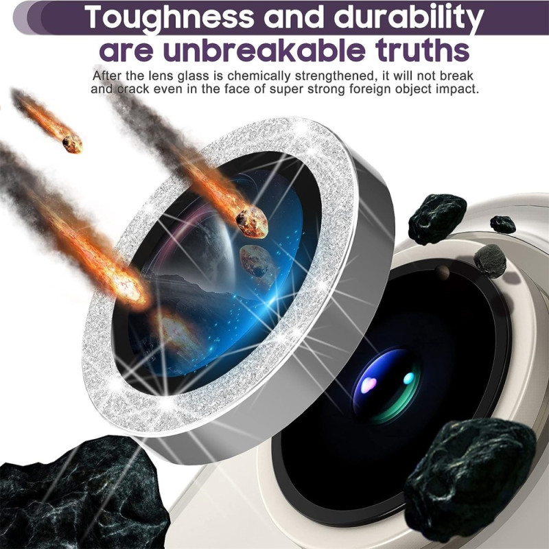 iPhone 15 / 15 Plus Ring Circle Lens - elokuvasetti Glitter