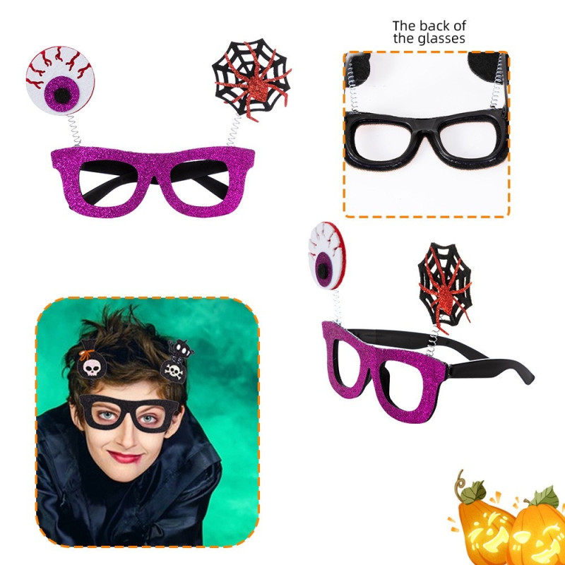 Halloween Glasses Party Costume Decoration - Spider + Eyeball