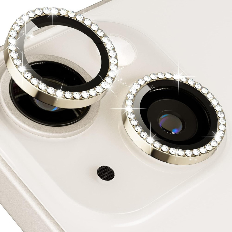iPhone 15 / 15 Plus Ring Circle Lens - elokuvasetti Glitter