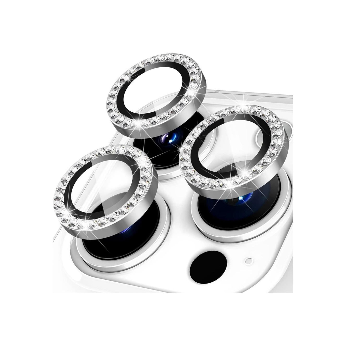 iPhone 15 Pro / 15 Pro Max Ring Circle Lens - elokuvasetti Glitter