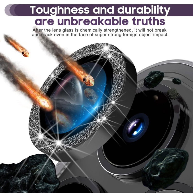 iPhone 15 Pro / 15 Pro Max Ring Circle Lens - elokuvasetti Glitter