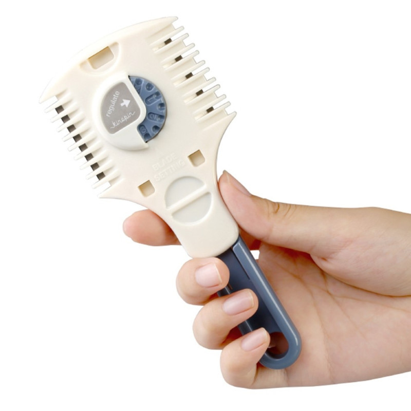 KINEPIN Hair Cutter Comb Hair Thinning Trimming Double Sided Brush