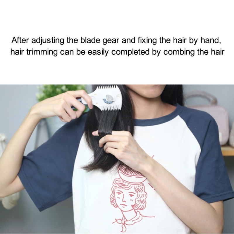 KINEPIN Hair Cutter Comb Hair Thinning Trimming Double Sided Brush
